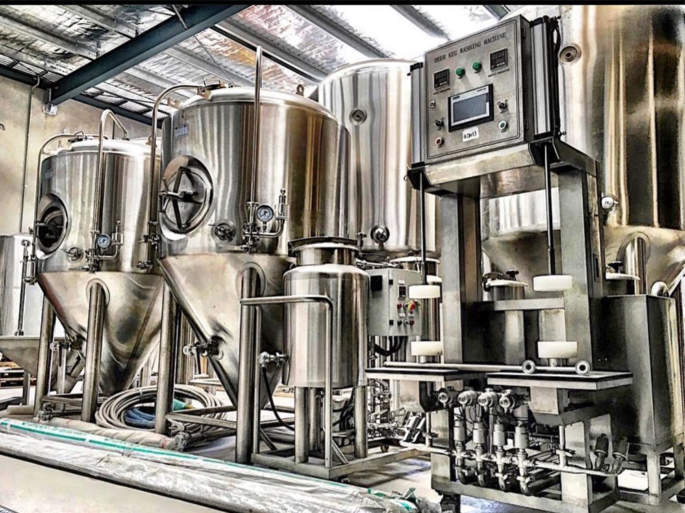 brewery fermentation tanks,conical fermentation vessel